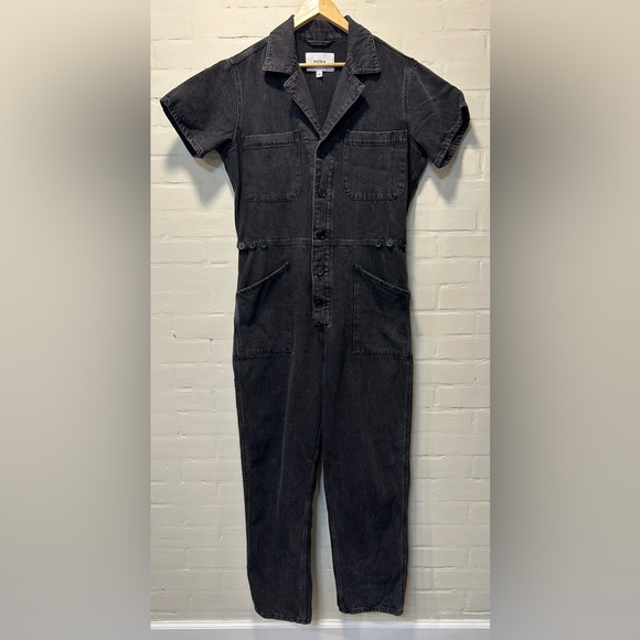 pistola Pants - Pistola Grover Fade To Black Denim Field Suit Jumpsuit Large Street Style Ready
